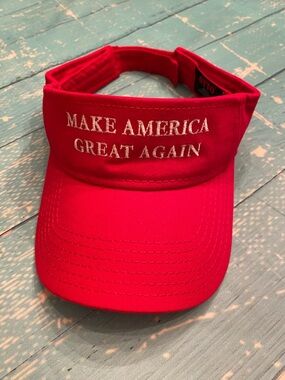 Red 'Make America Great Again' Visor